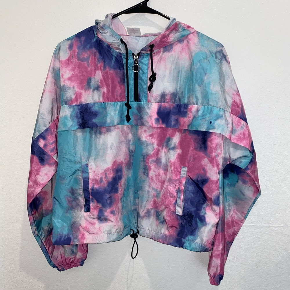 Tie dye Windbreaker